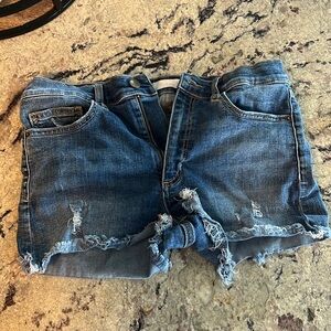 Altar’d State Distressed Denim Shorts